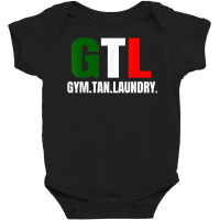 Gym Tan Laundry Gtl New Jersey Garden Nj Shore Italian Flag T Shirt Baby Bodysuit | Artistshot