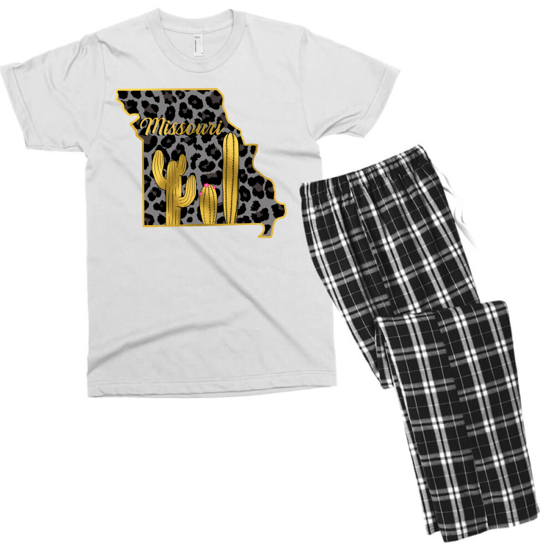 Missouri Map Men's T-shirt Pajama Set | Artistshot