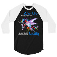 Diabetes Diabetic Hummingbird Birds I Have Used To Have Diabetes 174 D 3/4 Sleeve Shirt | Artistshot