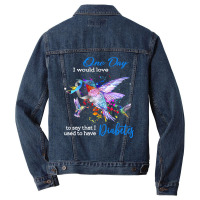 Diabetes Diabetic Hummingbird Birds I Have Used To Have Diabetes 174 D Men Denim Jacket | Artistshot