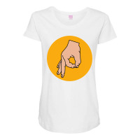 Circle Hand Maternity Scoop Neck T-shirt | Artistshot