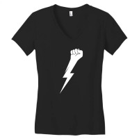 Hand Lightning Women's V-neck T-shirt | Artistshot