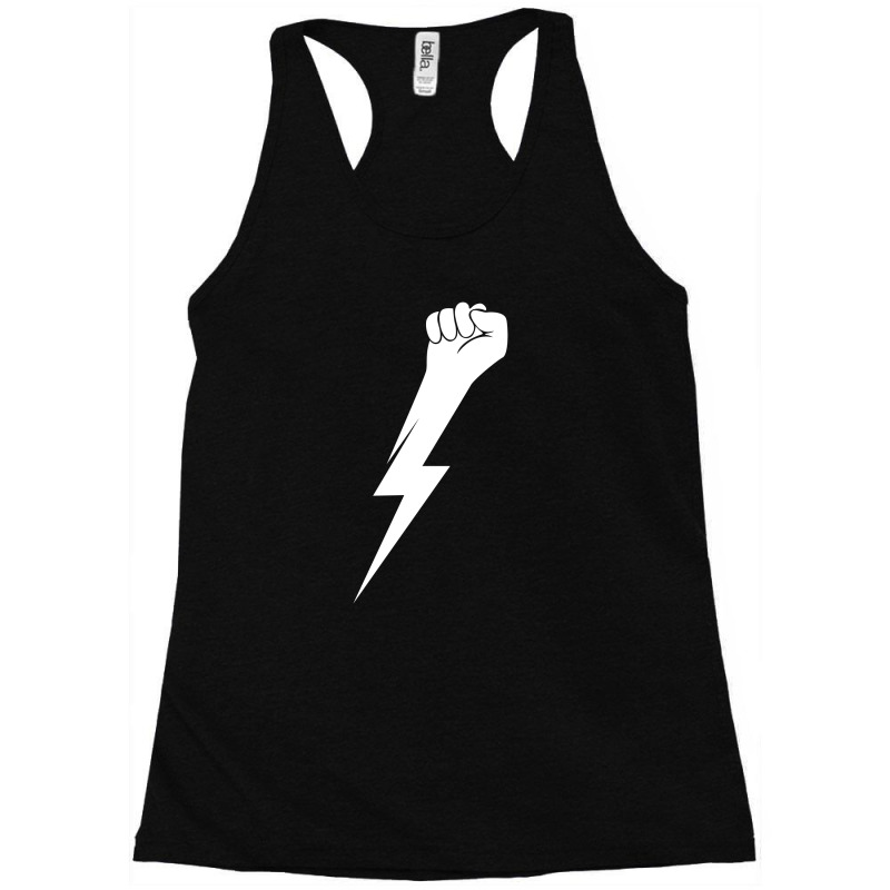 Hand Lightning Racerback Tank by ZeroToHero | Artistshot