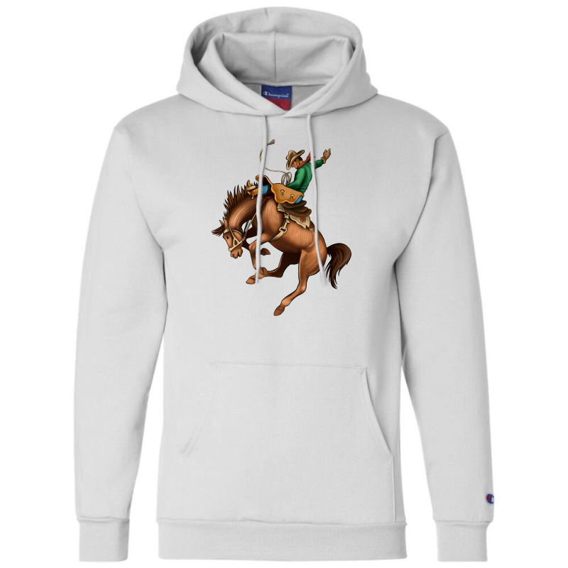 Bucking Bronco Rodeo Champion Hoodie by Bettercallsaul | Artistshot