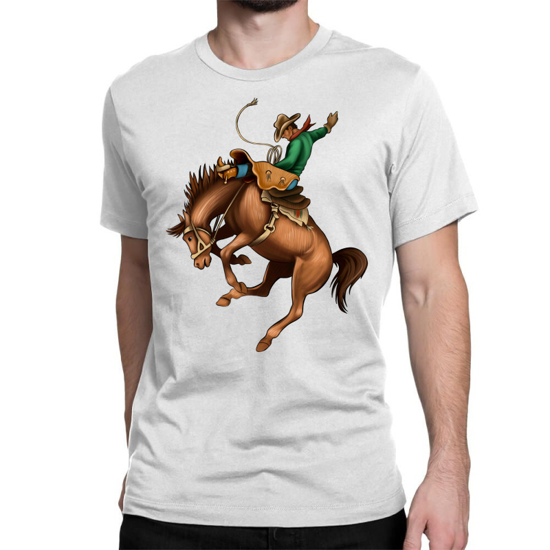 Bucking Bronco Rodeo Classic T-shirt by Bettercallsaul | Artistshot