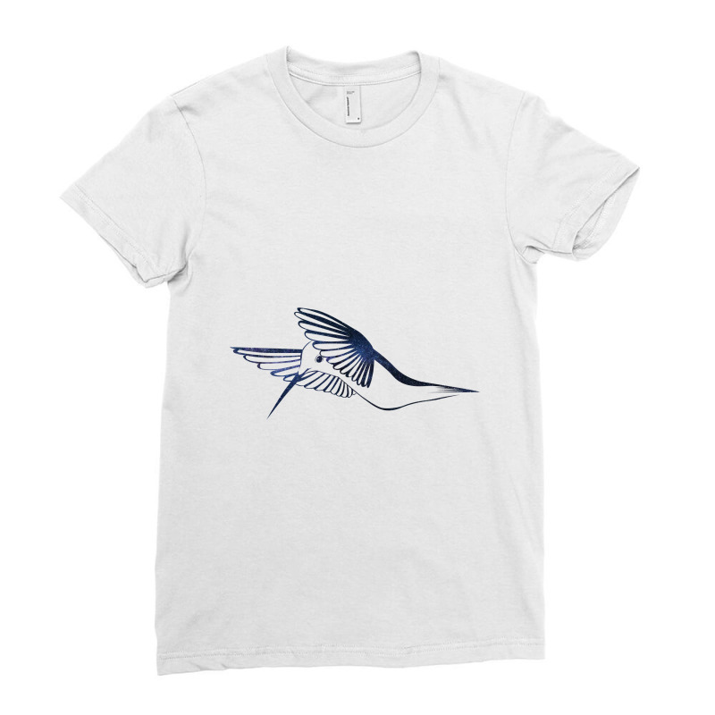 Hummingbird 04 Ladies Fitted T-Shirt by s4rt4 | Artistshot