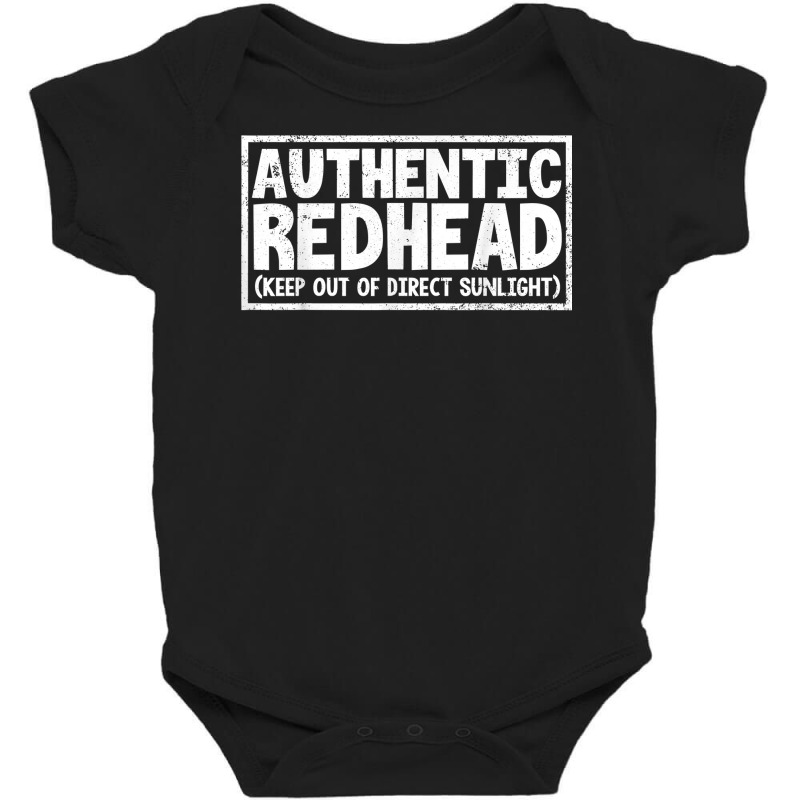 Ginger Redhead   Keep Out Direct Sunlight T Shirt Baby Bodysuit | Artistshot