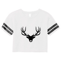 Deer Head Scorecard Crop Tee | Artistshot