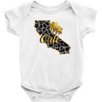 California Map Gold Baby Bodysuit | Artistshot