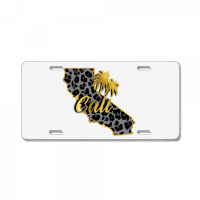 California Map Gold License Plate | Artistshot