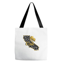 California Map Gold Tote Bags | Artistshot