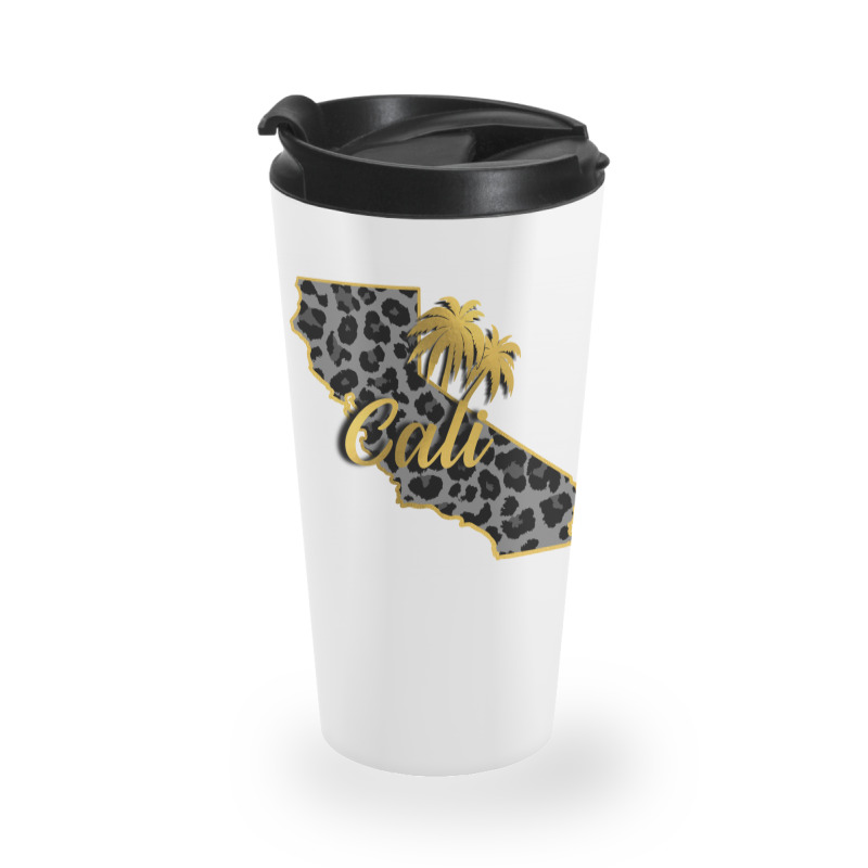 California Map Gold Travel Mug | Artistshot