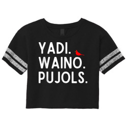 Custom Yadi Waino Pujols T Shirt Scorecard Crop Tee By Custom