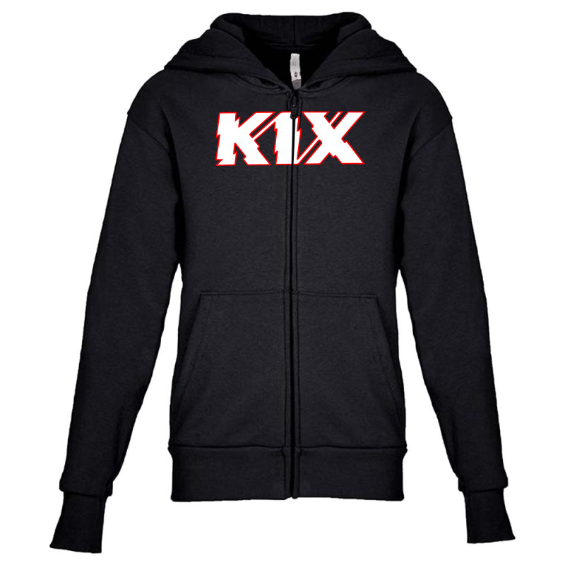 Kix Blow My Fuse Logo Youth Zipper Hoodie | Artistshot