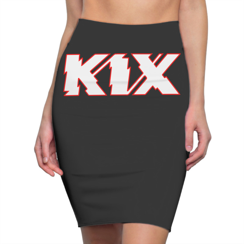 Kix Blow My Fuse Logo Pencil Skirts | Artistshot