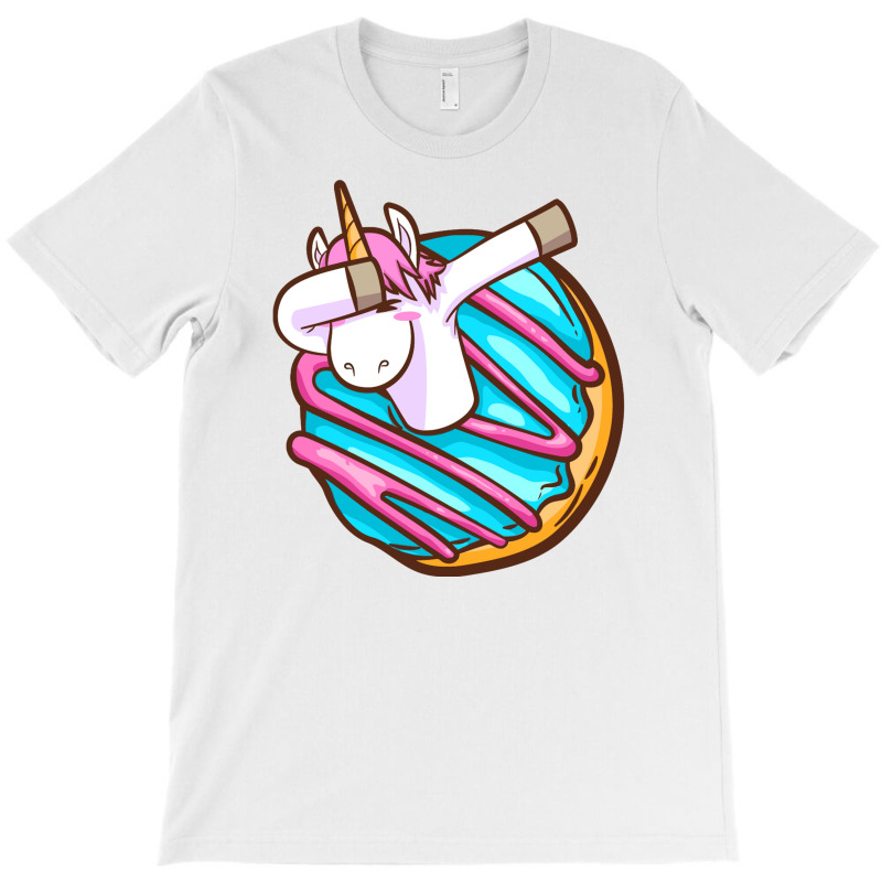 Dabbing Donut  Unicorn T-Shirt by marceliana | Artistshot