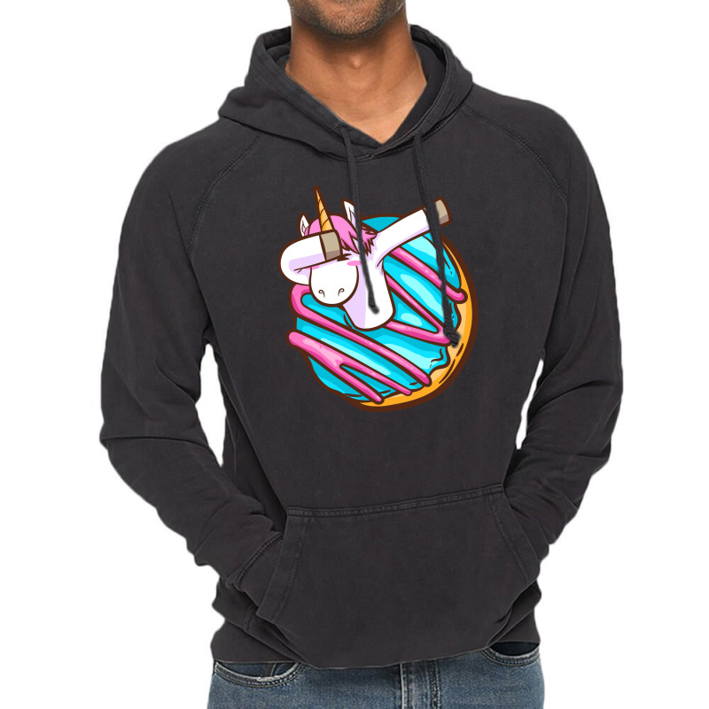 Dabbing Donut  Unicorn Vintage Hoodie by marceliana | Artistshot