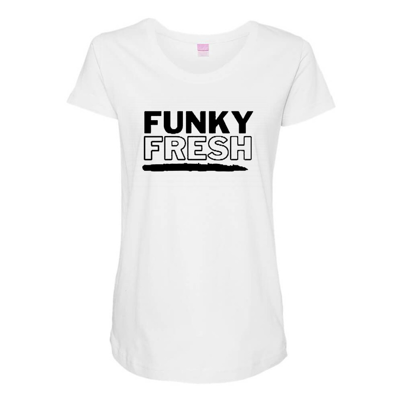 Funky Fresh Maternity Scoop Neck T-shirt | Artistshot