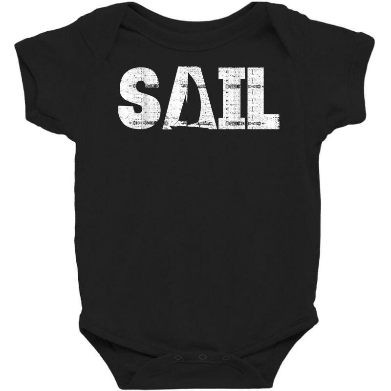 Sail Boating Sailing Boat Sail Captain T Shirt Baby Bodysuit | Artistshot