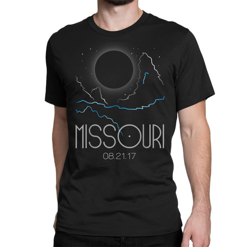 Total Solar Eclipse August 21 2017 Missouri T Shirt Classic T-shirt by marshall0976 | Artistshot