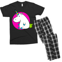 Hippo Unicorn Men's T-shirt Pajama Set | Artistshot