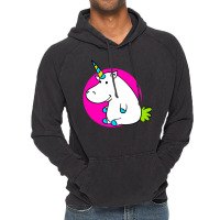 Hippo Unicorn Vintage Hoodie | Artistshot