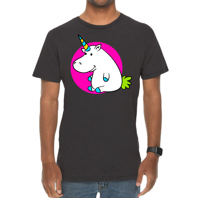 Hippo Unicorn Vintage T-Shirt by marceliana | Artistshot