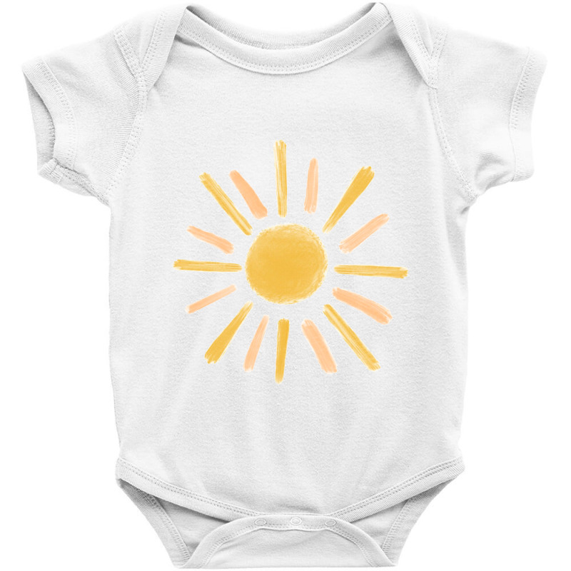 Sunflower Vibe Baby Bodysuit by manishjyotistore | Artistshot