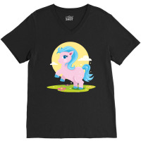 Pink Pony V-neck Tee | Artistshot