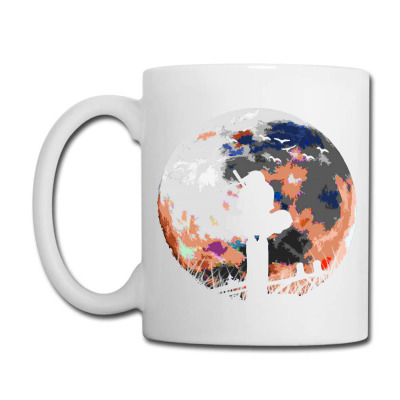 Fighter On The Moon Coffee Mug Designed By Frizidan
