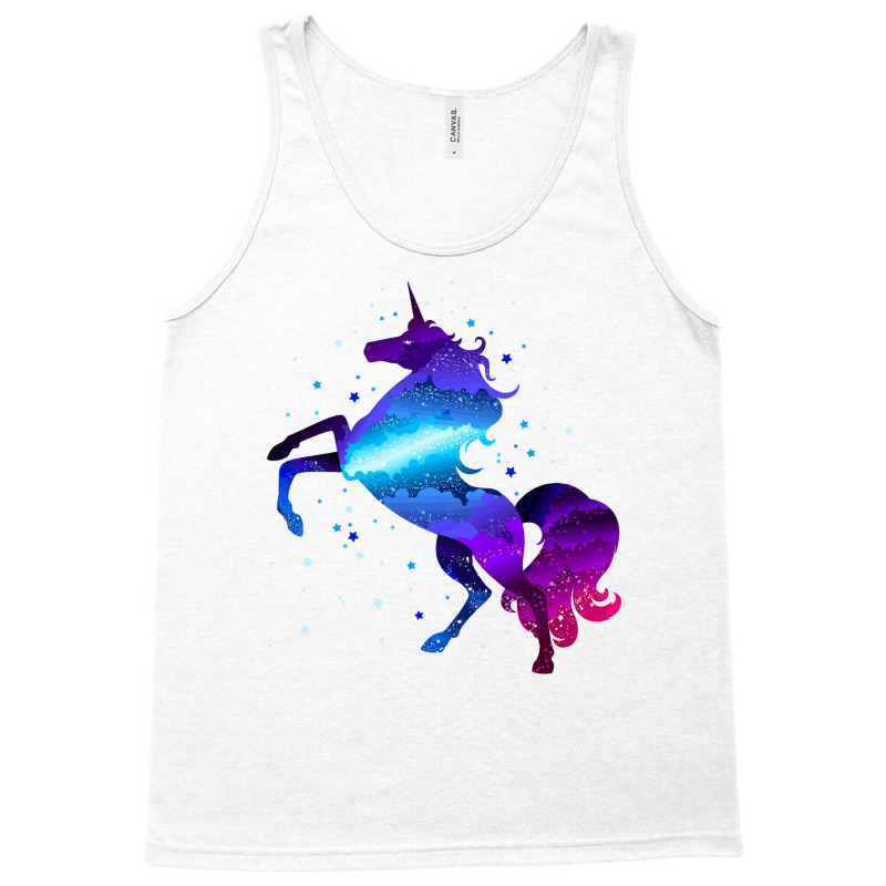 Space Unicorn Tank Top by marceliana | Artistshot