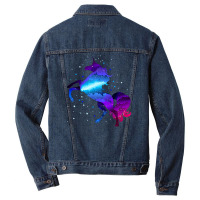 Space Unicorn Men Denim Jacket | Artistshot