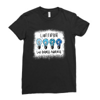 Autism Autistic I Light It Up Blue Autism Awareness Ladies Fitted T-shirt | Artistshot