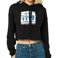 Autism Autistic I Light It Up Blue Autism Awareness Cropped Hoodie | Artistshot