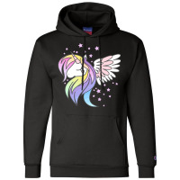 Unicorn Angel Champion Hoodie | Artistshot