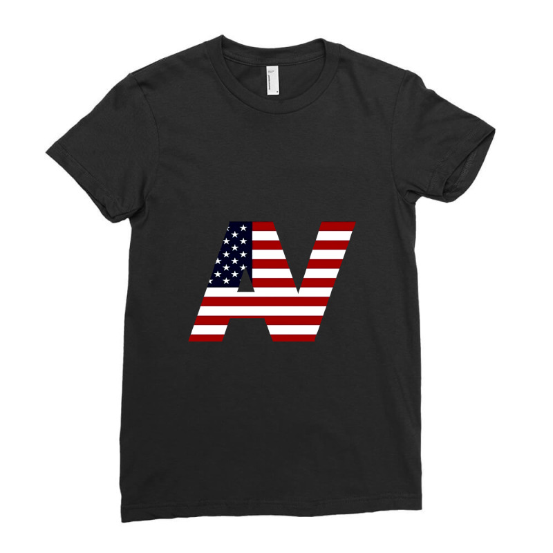 Av American Vacation Ladies Fitted T-Shirt by manishjyotistore | Artistshot