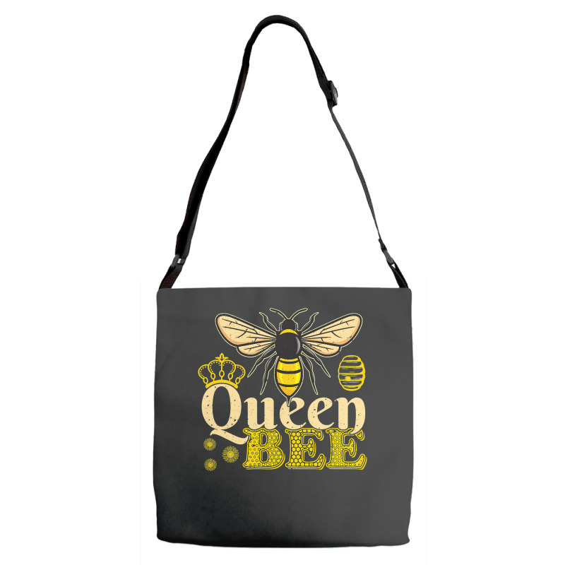 Bee Beekeeper Funny Honey Bees Lover Beekeeper Queen Bee 178 Hive Beek Adjustable Strap Totes | Artistshot