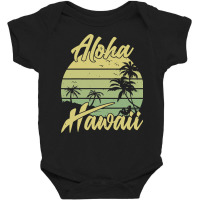 Aloha Hawaii Hawaiian Island Palm Active T Shirt Baby Bodysuit | Artistshot