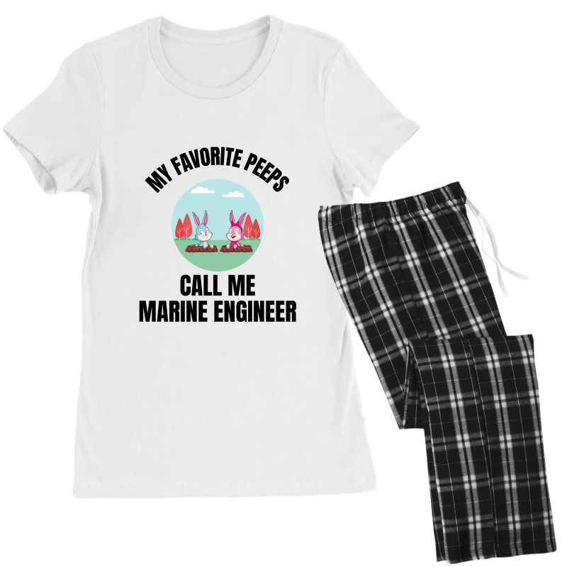 My Favorite Peeps Call Me Marine Engineer Women's Pajamas Set by Favorite | Artistshot