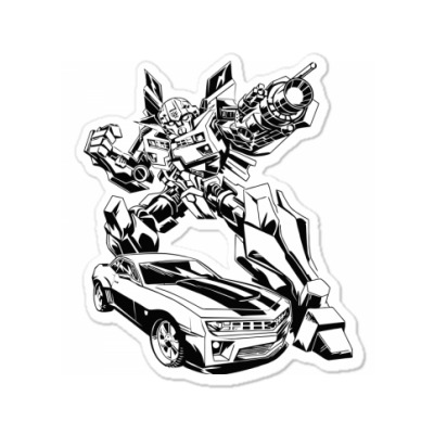 Bumblebee Transformers Birthday Boy Sticker for Sale by