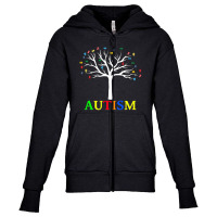 Autism Awareness It's Okay To Be Different Youth Zipper Hoodie | Artistshot