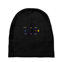 Cool Retro 80s Pacman Ghosts Video Games Baby Beanies | Artistshot