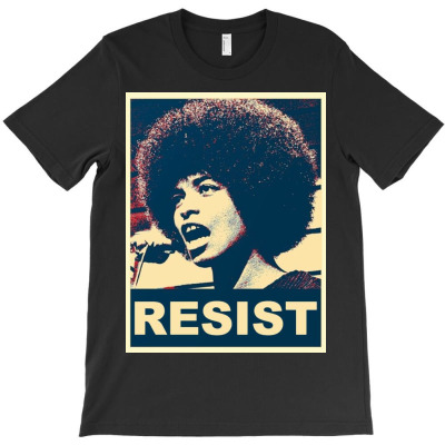 Angelä Davis Resist T-shirt Designed By Omyusman Shop