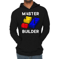 Master Builder Cute Block Building Toys Brick Builders T Shirt Lightweight Hoodie | Artistshot