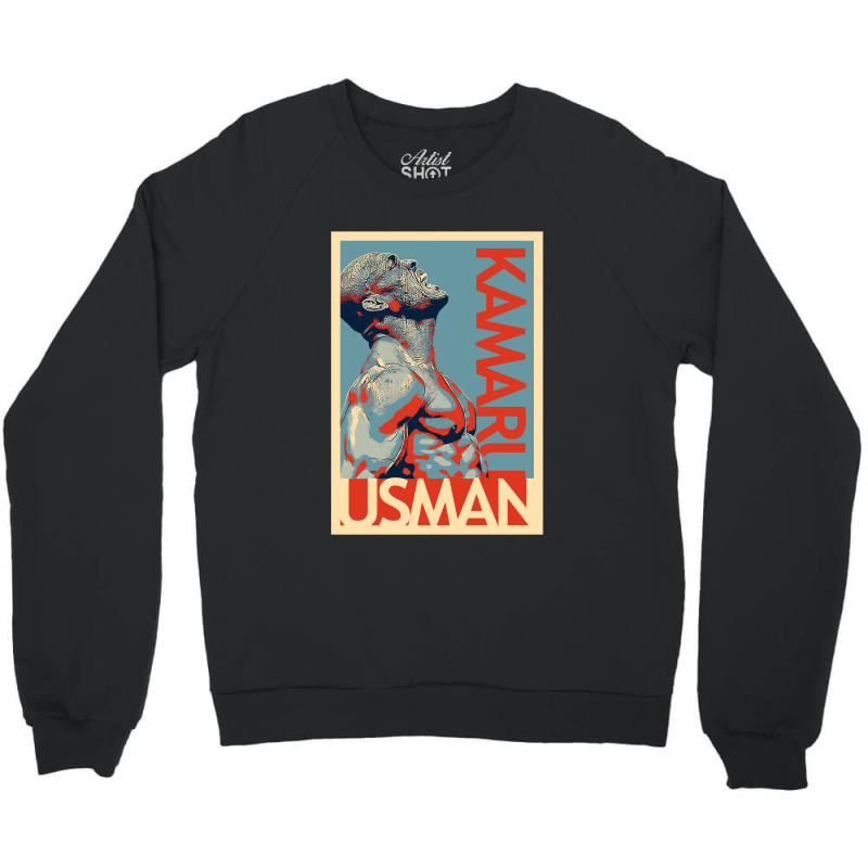 Kamaru Usman Crewneck Sweatshirt | Artistshot