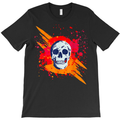 Funny Skull For Halloween And Other Events T Shirt T-shirt Designed By Emlynnecon