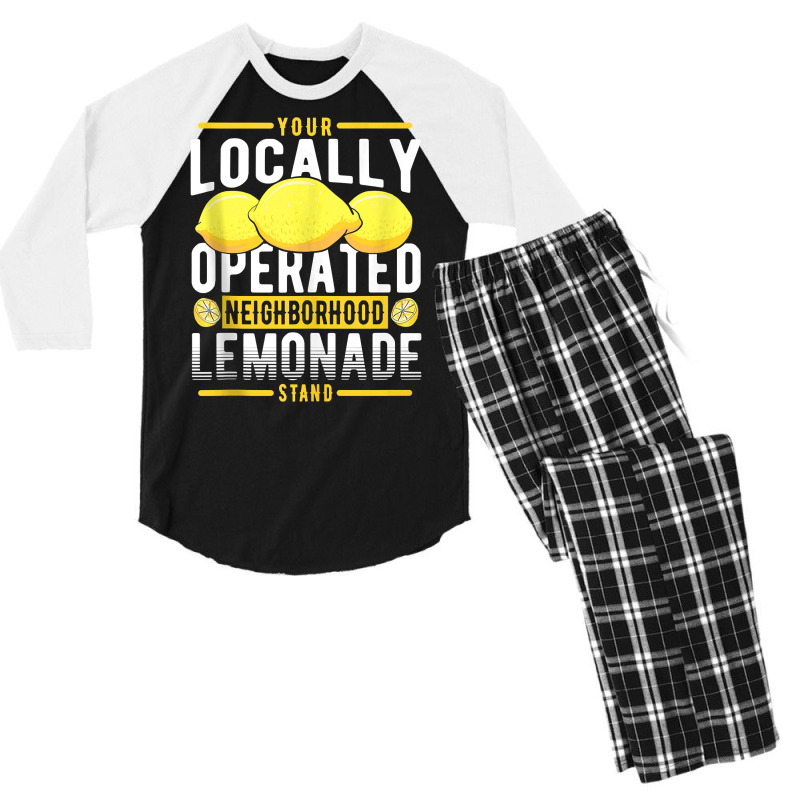 Your Locally Operated Neighborhood Lemonade Stand Tank Top Men's 3/4 Sleeve Pajama Set by tamarogbbrazee4 | Artistshot