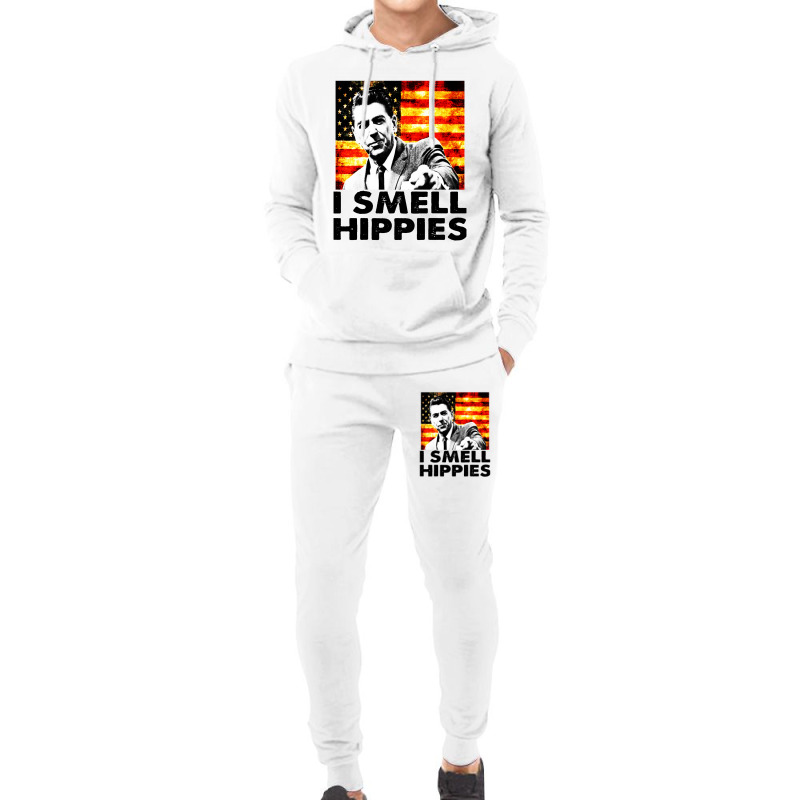 I Smell Hippies   Funny Ronald Reagan Conservative Hoodie & Jogger set by mirazjason | Artistshot