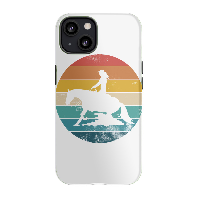 Western Rider Reining Quarter Horse Sliding Stop Pullover Hoodie Iphone 13 Case | Artistshot