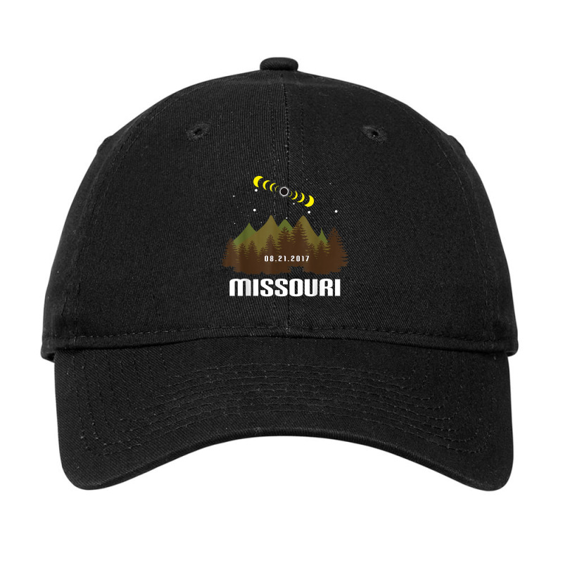 Colorful Total Solar Eclipse Missouri T Shirt Adjustable Cap by TappanSajan | Artistshot